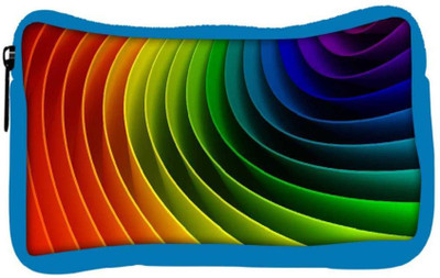 

Snoogg Eco Friendly Canvas Multiple Colors Strips Designer Student Pen Pencil Case Coin Purse Pouch Cosmetic Makeup Bag (BLUE) Pouch(Multicolor)