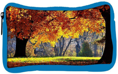

Snoogg Eco Friendly Canvas Brown Leaves In Trees Designer Student Pen Pencil Case Coin Purse Pouch Cosmetic Makeup Bag (BLUE) Pouch(Multicolor)