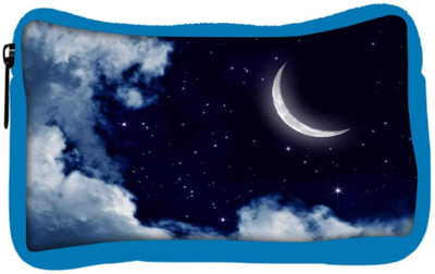 

Snoogg Eco Friendly Canvas Moon And Stars 2659 Student Pen Pencil Case Coin Purse Pouch Cosmetic Makeup Bag (BLUE) Pouch(Multicolor)