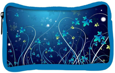 

Snoogg Eco Friendly Canvas Blue Petals Designer Student Pen Pencil Case Coin Purse Pouch Cosmetic Makeup Bag (BLUE) Pouch(Multicolor)