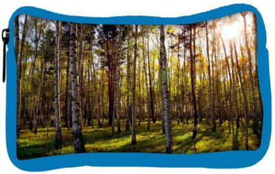 

Snoogg Eco Friendly Canvas Clean Forest Designer Student Pen Pencil Case Coin Purse Pouch Cosmetic Makeup Bag (BLUE) Pouch(Multicolor)