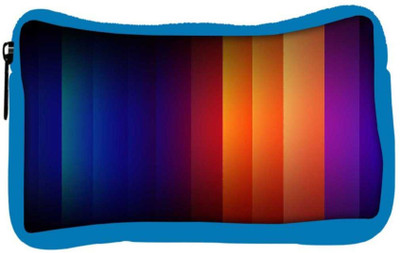

Snoogg Eco Friendly Canvas Multicolor Rays Designer Student Pen Pencil Case Coin Purse Pouch Cosmetic Makeup Bag (BLUE) Pouch(Multicolor)