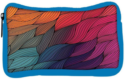 

Snoogg Eco Friendly Canvas Vector Abstract Hand Drawn Waves Texture Student Pen Pencil Case Coin Purse Pouch Cosmetic Makeup Bag (BLUE) Pouch(Multicolor)
