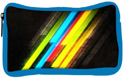 

Snoogg Eco Friendly Canvas Multicolor Design Designer Student Pen Pencil Case Coin Purse Pouch Cosmetic Makeup Bag (BLUE) Pouch(Multicolor)