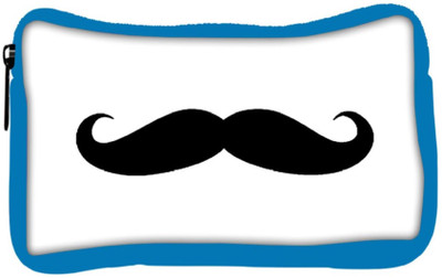 

Snoogg Eco Friendly Canvas I Mustache You White Student Pen Pencil Case Coin Purse Pouch Cosmetic Makeup Bag (BLUE) Pouch(Multicolor)