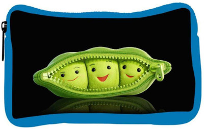 

Snoogg Eco Friendly Canvas Grren Peas Designer Student Pen Pencil Case Coin Purse Pouch Cosmetic Makeup Bag (BLUE) Pouch(Multicolor)