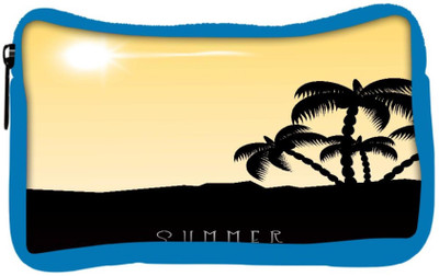 

Snoogg Eco Friendly Canvas Beautiful Summer Backgroun Student Pen Pencil Case Coin Purse Pouch Cosmetic Makeup Bag (BLUE) Pouch(Multicolor)