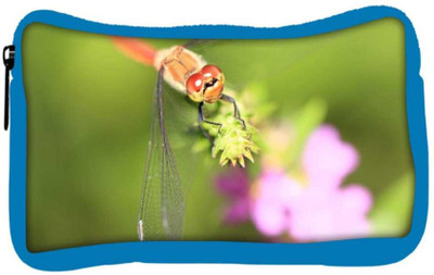 

Snoogg Eco Friendly Canvas Dragonfly On A Branch Designer Student Pen Pencil Case Coin Purse Pouch Cosmetic Makeup Bag (BLUE) Pouch(Multicolor)