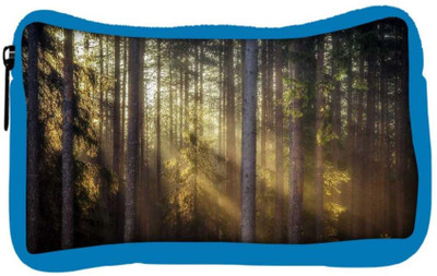 

Snoogg Eco Friendly Canvas Sunlight In Forest Designer Student Pen Pencil Case Coin Purse Pouch Cosmetic Makeup Bag (BLUE) Pouch(Multicolor)