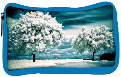 

Snoogg Eco Friendly Canvas White Frozen Trees Designer Student Pen Pencil Case Coin Purse Pouch Cosmetic Makeup Bag (BLUE) Pouch(Multicolor)