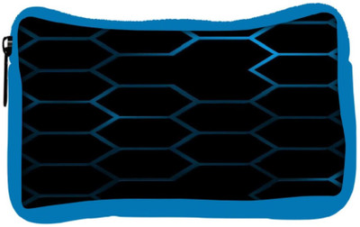 

Snoogg Eco Friendly Canvas Honeycomb Systemology Student Pen Pencil Case Coin Purse Pouch Cosmetic Makeup Bag (BLUE) Pouch(Multicolor)