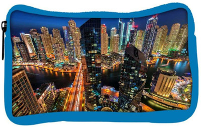 

Snoogg Eco Friendly Canvas City At Night Designer Student Pen Pencil Case Coin Purse Pouch Cosmetic Makeup Bag (BLUE) Pouch(Multicolor)