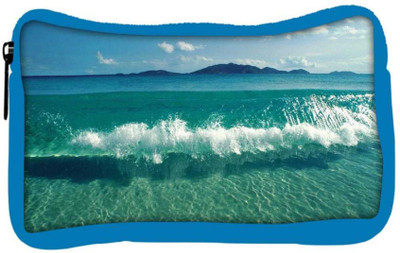 

Snoogg Eco Friendly Canvas Sea Waves Designer Student Pen Pencil Case Coin Purse Pouch Cosmetic Makeup Bag (BLUE) Pouch(Multicolor)