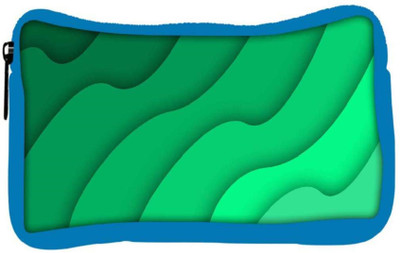 

Snoogg Eco Friendly Canvas Abstract Green Pattern Designer Student Pen Pencil Case Coin Purse Pouch Cosmetic Makeup Bag (BLUE) Pouch(Multicolor)
