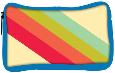 

Snoogg Eco Friendly Canvas Pastel Stripes Vector Designer Student Pen Pencil Case Coin Purse Pouch Cosmetic Makeup Bag (BLUE) Pouch(Multicolor)
