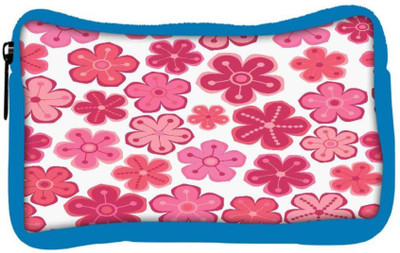 

Snoogg Eco Friendly Canvas Seamless Floral Pattern Flowers Texture Daisy Student Pen Pencil Case Coin Purse Pouch Cosmetic Makeup Bag (BLUE) Pouch(Multicolor)