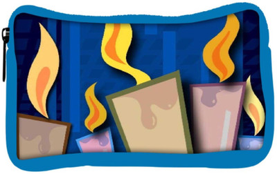 

Snoogg Eco Friendly Canvas Candles Light 2454 Student Pen Pencil Case Coin Purse Pouch Cosmetic Makeup Bag (BLUE) Pouch(Multicolor)