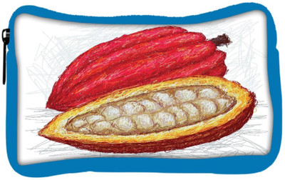 

Snoogg Eco Friendly Canvas Cacao Pod Open Student Pen Pencil Case Coin Purse Pouch Cosmetic Makeup Bag (BLUE) Pouch(Multicolor)
