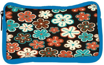 

Snoogg Eco Friendly Canvas Seamless Floral Pattern Flowers Texture Daisy Student Pen Pencil Case Coin Purse Pouch Cosmetic Makeup Bag (BLUE) Pouch(Multicolor)