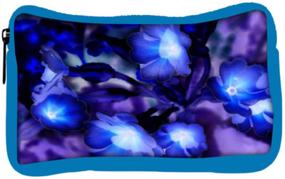 

Snoogg Eco Friendly Canvas Glowing Flowers Inspired 2634 Student Pen Pencil Case Coin Purse Pouch Cosmetic Makeup Bag (BLUE) Pouch(Multicolor)