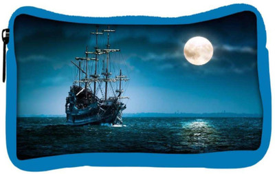 

Snoogg Eco Friendly Canvas Cool Ship In Sea Designer Student Pen Pencil Case Coin Purse Pouch Cosmetic Makeup Bag (BLUE) Pouch(Multicolor)