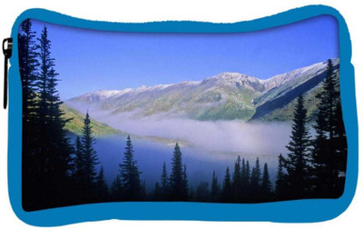 

Snoogg Eco Friendly Canvas Mountain Fog Designer Student Pen Pencil Case Coin Purse Pouch Cosmetic Makeup Bag (BLUE) Pouch(Multicolor)