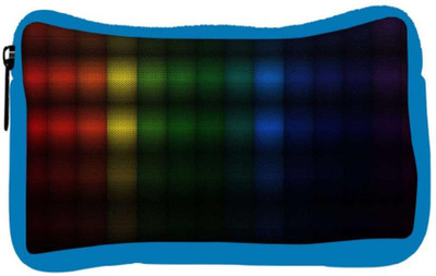 

Snoogg Eco Friendly Canvas Colorful Blocks Designer Student Pen Pencil Case Coin Purse Pouch Cosmetic Makeup Bag (BLUE) Pouch(Multicolor)