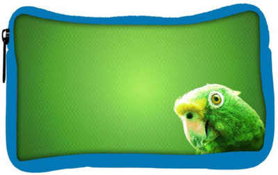 

Snoogg Eco Friendly Canvas Green Parrot Designer Student Pen Pencil Case Coin Purse Pouch Cosmetic Makeup Bag (BLUE) Pouch(Multicolor)