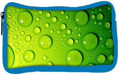 

Snoogg Eco Friendly Canvas Drops On Phone Student Pen Pencil Case Coin Purse Pouch Cosmetic Makeup Bag (BLUE) Pouch(Multicolor)