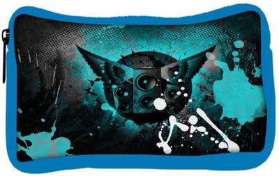 

Snoogg Eco Friendly Canvas Retro Rose Background Student Pen Pencil Case Coin Purse Pouch Cosmetic Makeup Bag (BLUE) Pouch(Multicolor)