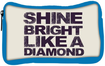 

Snoogg Eco Friendly Canvas Shine Bright Like A Diamond 2869 Student Pen Pencil Case Coin Purse Pouch Cosmetic Makeup Bag (BLUE) Pouch(Multicolor)