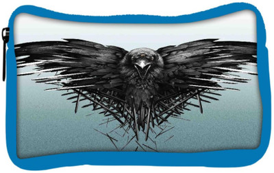 

Snoogg Eco Friendly Canvas Black Scavenger Student Pen Pencil Case Coin Purse Pouch Cosmetic Makeup Bag (BLUE) Pouch(Multicolor)