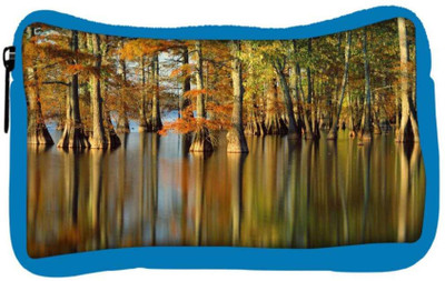 

Snoogg Eco Friendly Canvas Water In Forest Designer Student Pen Pencil Case Coin Purse Pouch Cosmetic Makeup Bag (BLUE) Pouch(Multicolor)