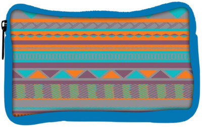 

Snoogg Eco Friendly Canvas Aztecprint Blue And Orange Student Pen Pencil Case Coin Purse Pouch Cosmetic Makeup Bag (BLUE) Pouch(Multicolor)