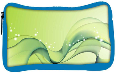 

Snoogg Eco Friendly Canvas Abstract Green Pattern Designer Student Pen Pencil Case Coin Purse Pouch Cosmetic Makeup Bag (BLUE) Pouch(Multicolor)