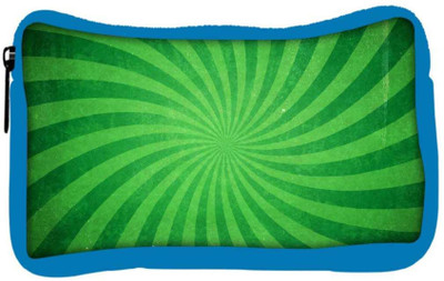 

Snoogg Eco Friendly Canvas Abstract Green Design Designer Student Pen Pencil Case Coin Purse Pouch Cosmetic Makeup Bag (BLUE) Pouch(Multicolor)