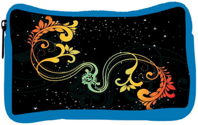 

Snoogg Eco Friendly Canvas Creative Artwork With Shiny Background Student Pen Pencil Case Coin Purse Pouch Cosmetic Makeup Bag (BLUE) Pouch(Multicolor)