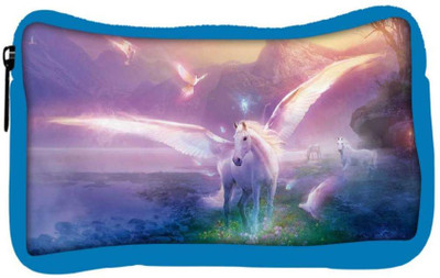 

Snoogg Eco Friendly Canvas White Horse Designer Student Pen Pencil Case Coin Purse Pouch Cosmetic Makeup Bag (BLUE) Pouch(Multicolor)