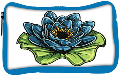 

Snoogg Eco Friendly Canvas Floral Vector Element Student Pen Pencil Case Coin Purse Pouch Cosmetic Makeup Bag (BLUE) Pouch(Multicolor)