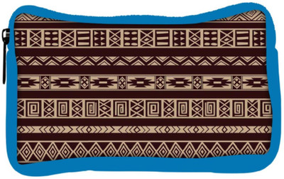 

Snoogg Eco Friendly Canvas Brown Aztec Pattern Student Pen Pencil Case Coin Purse Pouch Cosmetic Makeup Bag (BLUE) Pouch(Multicolor)