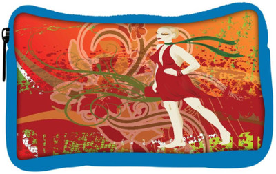 

Snoogg Eco Friendly Canvas Abstract Illustration Student Pen Pencil Case Coin Purse Pouch Cosmetic Makeup Bag (BLUE) Pouch(Multicolor)