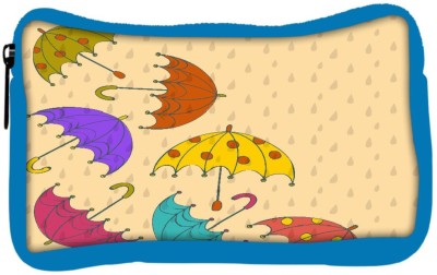 

Snoogg Eco Friendly Canvas Abstract Rainy Season Background With Rain Drops And Colorful Umbrellas Student Pen Pencil Case Coin Purse Pouch Cosmetic Makeup Bag (BLUE) Pouch(Multicolor)