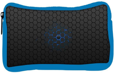 

Snoogg Eco Friendly Canvas Minimalistic Pattern Designer Student Pen Pencil Case Coin Purse Pouch Cosmetic Makeup Bag (BLUE) Pouch(Multicolor)