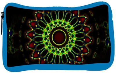 

Snoogg Eco Friendly Canvas Neon Colorful Chakra Design Designer Student Pen Pencil Case Coin Purse Pouch Cosmetic Makeup Bag (BLUE) Pouch(Multicolor)