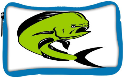 

Snoogg Eco Friendly Canvas Dorado Dolphin Fish Mahi Mahi Jumping Student Pen Pencil Case Coin Purse Pouch Cosmetic Makeup Bag (BLUE) Pouch(Multicolor)