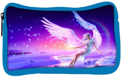 

Snoogg Eco Friendly Canvas Angels Fantasy Designer Student Pen Pencil Case Coin Purse Pouch Cosmetic Makeup Bag (BLUE) Pouch(Multicolor)
