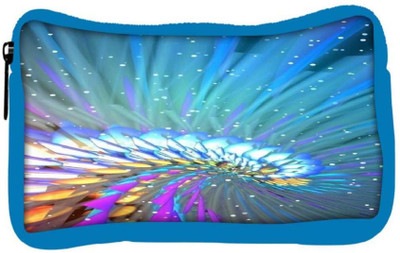 

Snoogg Eco Friendly Canvas Abstract Design Designer Student Pen Pencil Case Coin Purse Pouch Cosmetic Makeup Bag (BLUE) Pouch(Multicolor)