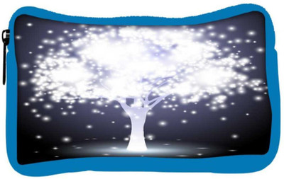 

Snoogg Eco Friendly Canvas Tree Made Of Lights Student Pen Pencil Case Coin Purse Pouch Cosmetic Makeup Bag (BLUE) Pouch(Multicolor)
