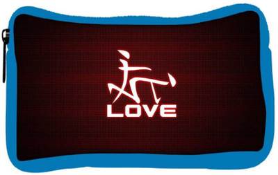 

Snoogg Eco Friendly Canvas Chinese Love Designer Student Pen Pencil Case Coin Purse Pouch Cosmetic Makeup Bag (BLUE) Pouch(Multicolor)