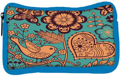 

Snoogg Eco Friendly Canvas Seamless Texture With Flowers Student Pen Pencil Case Coin Purse Pouch Cosmetic Makeup Bag (BLUE) Pouch(Multicolor)